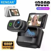 ราคา กล้องแอคชันมินิแม่เหล็ก HD 1080P ขนาด 2.0 นิ้ว สำหรับวิดีโอ บล็อก การขี่มอเตอร์ไซค์ จักรยาน และรถแข่ง หน้าจอสามารถพับได้ พกพาสะดวก ถอดออกได้ (1735447232670762089)