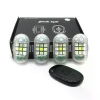 ราคา ไฟ LED กระพริบแบบไร้สาย ควบคุมด้วยรีโมทสำหรับรถยนต์ รถจักรยานยนต์ จักรยาน เครื่องบินไร้คนขับ สกู๊ตเตอร์ และไฟเตือนการชน/ไฟสัญญาณกระพริบ (1734883124580615758)