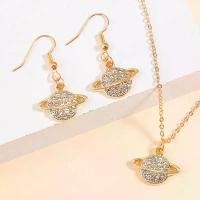 ราคา ชุดเครื่องประดับสีทอง/เงิน หรูหรา ประดับเพชรซิคอนรูปหมี มงกุฎ ดาวเคราะห์ ต่างหู สร้อยคอ สำหรับงานปาร์ตี้ งานครบรอบ ของขวัญสุดประณีต (1735054583152739792)