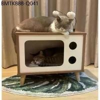 ราคา มือสอง vibrant life purr-view cat condo คอนโดแมว บ้านแมว ทีวี ที่นอนแมว เบาะแมว เฟอร์นิเจอร์แมว (1734707474366105261)