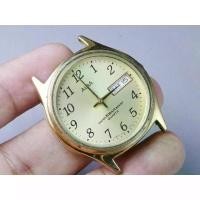 ราคา นาฬิกา Vintage มือสองญี่ปุ่น ALBA V743 7A00 ระบบ QUARTZ ผู้ชาย ทรงกลม กรอบทอง หน้าทอง หน้าปัด 35มม ตัวเรือนสแตนเลส คําแนะนําการขายที่ร้อนแรงในเดือนนี้ (1735476908605999100)