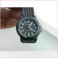 ราคา นาฬิกา Vintage มือสองญี่ปุ่น ALBA V501 0BH0 QUARTZ ผู้ชาย ทรงกลม กรอบดำ หน้าดำ สายยาง39mm สินค้าขายดี (1735320730373752742)