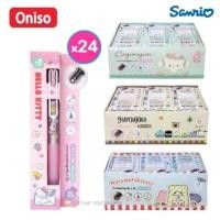 ราคา (24 ชุด) ปากกา oniso x sanrio รุ่น 9133B ลายลิขสิทธิ์ +ไส้ปากกา 2 ชิ้น หมึกน้ำเงิน 0.5 ปากกาโอนิโซะ (1735444921276663721)