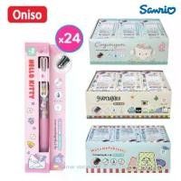 ราคา มาแรงแห่งปี (24 ชุด) ปากกา oniso x sanrio รุ่น 9133B ลายลิขสิทธิ์ +ไส้ปากกา 2 ชิ้น หมึกน้ำเงิน 0.5 ปากกาโอนิโซะ (1734544234681370575)