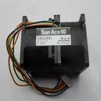 ราคา พัดลม SANYO San Ace 60 รุ่น 9CR0612P0S63 ขนาด 60×60×76 มม. สำหรับผู้ให้บริการ 12V 3.2A พัดลมตลับน้ำมันความดันสูง 8 ขา (1734375409930700044)