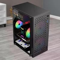 ราคา เคสพีซีโปร่งใส, Micro ATX / ITX, เคสคอมพิวเตอร์เดสก์ท็อปแก้ว, HDD + SSD ATX Power Supply, กราฟิกการ์ด 250 มม., พัดลม 3 ตัว, คูลเลอร์ (1732090624931695093)