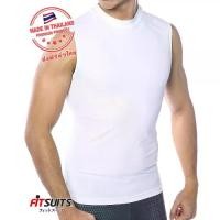 ราคา [จัดส่งทันที] เสื้อรัดกล้ามเนื้อแขนกุด ชาย FITSUITS ORIGINAL FM-S003-03 สีขาว เสื้อรัดกล้ามเนื้อ ชุดกีฬา วิ่ง โยคะ ฟิตเนส (1735371194989970465)