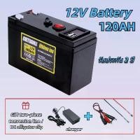 ราคา แบตเตอรี่ลิเธียม 12V 120Ah สำหรับ รถยนต์ มอเตอร์ไซค์ Built in BMS แบตเตอรี่ 18650 (1735254969098405560)