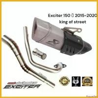 ราคา PopcornPort ใช้งานได้ คอท่อ exciter 150 ปี 2015-2020 พร้อมปลายท่อ Akrapovic R1 สีเงิน ฟรีแคทลดเสียง มอเตอร์ไซค์ Motorcycle (1730675945479375249)