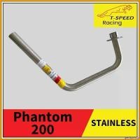 ราคา genicushop คุณภาพรับประกันได้ คอท่อ Honda Phantom Stainless steel แท้ เกรด 304 หนา: 1.2 มิลลิเมตร Size: STD 32 m.m. Motorcycle มอเตอร์ไซค์ (1730626300575714233)