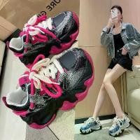 ราคา รองเท้าส้นเตี้ย วัสดุยาง สไตล์รองเท้าผ้าใบ สำหรับผู้หญิง คอลเลคชั่นสปริง ดีไซน์ห่วงลูกไม้ ทันสมัย อินเทรนด์ เหมาะสำหรับเดิน รองเท้า เสริมส้น (1730826120587544998)