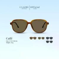 ราคา ลดราคา- ♂CLAIRE : (CF) แว่นกันแดด รุ่น Caffé แว่นกันแดด แว่นขับรถ♭ (1734485598103372981)