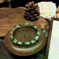 ราคา ลดราคา ✪สร้อยข้อมือหิน " เทอร์ควอยซ์ " แท้ 100% กำไลหินนำโชค หินมงคล เสริมโชค ขนาด 6mm ทรงท่อน◎ (1735298256359032251)