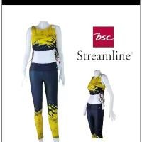 ราคา ชุดว่ายน้ำผู้หญิง BSC streamline ลดเยอะมาก(เสื้อ+กางเกง)มีซับในมีฟองน้ำกันUVลดราคา (1735085760871761103)