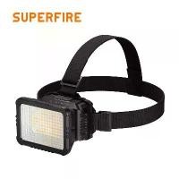 ราคา ♤SUPERFIRE FL01 ไฟฉายคาดหัวเซ็นเซอร์ 9W ฟลัดไลท์ขนาดใหญ่ ปรับได้หลายระดับ ไฟทำงาน LED สามสี 100 ดวง ไฟฉุกเฉิน✵ลดราคา (1735242144540427552)