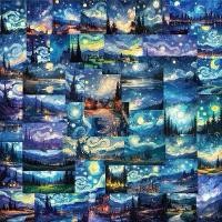 ราคา สติ๊กเกอร์ รูปภาพ 82 Van Gogh 50 ชิ้น แวนโก๊ะ ดาวินชี Mona Lisa ตกแต่ง บ้าน Da Vinci สมุด หนังสือ รูปวาด รูป ภาพ ภาพวาด (1732016565785430562)