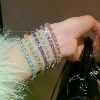 ราคา สร้อยข้อมือโมissanิตเทนนิส ขนาด 5 มม., ความยาว 16 ซม. และ 18 ซม. #B4655 ข้อมือ สร้อย ลอก ดํา โคลเวอร์ ผู้หญิง (1735394467198305471)