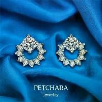 ราคา PETCHARA ต่างหูเพชรโมอีส 50 ตังค์ น้ำ 100-98 เงินแท้ 92.5% D-VVS1 : D3005 ของดีต้องบอกต่อ กําไล หิน แท้ แฟชั่น ข้อมือ สแตนเลส สร้อย คอ จี้ ตัว อักษร ผู้ชาย (1734907609407063248)
