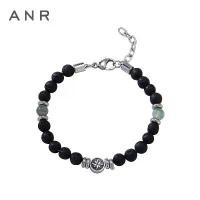 ราคา สร้อยข้อมือลูกปัดหินภูเขาไฟธรรมชาติสำหรับผู้ชาย สไตล์ฮิปฮอปเรียบง่าย พร้อมลูกปัดทรงกลม สแตนเลส ขายดีข้ามพรมแดน ปี 2025 โหลสุ่ม เครื่องประดับ สร้อย คอ สวยๆ คอนพเก้า (1734398367633081583)