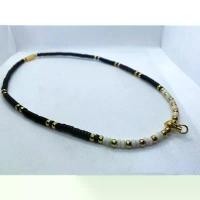 ราคา [ส่งฟรี] สร้อย สร้อยห้อยพระ สร้อยแขวนพระ สร้อยกะลาดำ มีเม็ดกะลาขาวสลับลูกปัดชุบทองบริเวณห่วงคล้อง ยาว 20 นิ้ว คล้องพระ 1 องค์ (1734965962835199661)
