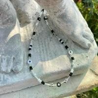 ราคา ❋(อุดหนุนงานไทย) สร้อยคอลูกปัด สร้อยคอแฮนด์เมด สร้อยคอ สร้อย สร้อยแฟชั่น สร้อยลูกปัด สร้อยน่ารักๆ สร้อยทะเล สีขาวดำ☟ (1735332680986035890)