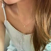 ราคา Suwann.na.shop [ สร้อยคอ + จี้ ] สร้อยคอ สร้อยคอเงินแท้ สร้อย สร้อยเงิน จี้ จี้เงิน จี้สร้อยคอ A-Z CZ (1735324687836349467)