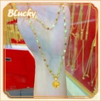 ราคา [LKYWAR]สร้อยคอรูปหัวใจสีทองทราย สร้อยคอเคลือบทอง สร้อยคอสำหรับผู้หญิงที่มีดีไซน์สวยงาม สร้อย (1734657065850275379)