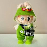 ราคา เสื้อผ้าตุ๊กตา Labubu, ทำด้วยมือ, 17 ซม., ตุ๊กตาวิกผม Labubu รุ่นที่หนึ่งและสอง, เสื้อผ้าตุ๊กตาสามตา, หมวก, ชุดเอี๊ยม (1732482941800514739)