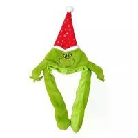 ราคา ฮิตมาก หมวก/หมวกลาย Grinches แบบนุ่มฟู ผ้าพันคอ คริสต์มาส มอนสเตอร์สีเขียวการ์ตูน ชุดคอสตูม น่ารัก อุ่นสำหรับฤดูหนาว หมวกซานตาคลอส หมวก Grincs สีเขียวคริสต์มาส (1735183415001908998)