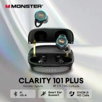 ราคา Monster Clarity 101Plus หูฟังบลูทูธ 5.4 กันน้ำ IPX5 คุณภาพเสียง HD ไมโครโฟนบนเมมเบรนในหูลดเสียงรบกวนการเล่นเกมและกีฬาเฉพาะอายุการใช้งานแบตเตอรี่ยาวนานเป็นพิเศษสวมใส่สบาย หูฟัง โท (1735188209994794445)