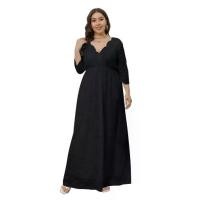 ราคา พลัสไซส์ เดรส ลำลอง เดรสลูกไม้ คอวี แม็กซี่เดรส สวยงาม มีลูกไม้ปัก เหมาะสำหรับงานแต่งงานและวันหยุด มีไซส์ใหญ่ ขายดี โอวลอส (1731632181141997143)