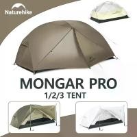 ราคา 【กลางแจ้ง】 เต็นท์ Naturehike Mongar Pro รุ่น 1/2/3 ปี 2025 ใหม่ สำหรับแคมป์ปิ้ง ผ้าไนลอน 20D กันน้ำ เหมาะสำหรับเดินป่า ใช้ได้ทั้งสามฤดู น้ำหนักเบาพิเศษ พร้อมผ้าคลุมเต็นท์ (1734963105673152260)
