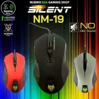 ราคา GAMING NUBWO NM-19 MOUSE SILENT 6D NM019 เมาส์ สาย USB ไร้เสียงคลิ๊ก เงียบ 19 019 (1735108936020166118)