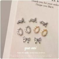ราคา เครื่องประดับเล็บ, พวงหรีดวงรี, เพทาย, หัวใจมุก, โบว์, ฝังทองแดง, เซอร์โคเนียม, อุปกรณ์ DIY สำหรับเพ้นท์เล็บ เล็บ ขัด ผง อะไหล่ ติด เล็บ ยกเซ็ต (1731833206612657427)