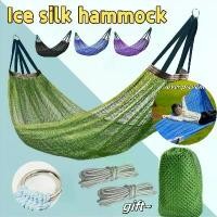 ราคา มีสินค้า [ON stock]: เปลนอนพัก, เปลนอนพักชายหาด, การเดินทางกลางแจ้ง, แคมป์ปิ้ง, เปลนอนผ้าไหมน้ำแข็งแบบตาข่าย, เปลนอนแขวนต้นไม้, เตียงเปลนอน, เชือกเปลนอนสำหรับกีฬากลางแจ้ง (มีสินค้าในสต็อก) (1735456683
