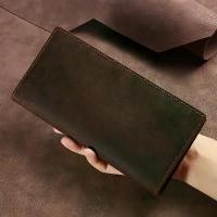 ราคา กระเป๋าสตางค์หนังแท้ทรงยาวสไตล์วินเทจสำหรับผู้ชาย ลดราคา 70% กระเป๋าสตางค์อเนกประสงค์สำหรับธุรกิจ ทำจากหนังวัวชั้นแรก crochet bag madam peony กระเป๋า ไนลอน ใส่เงิน ใบสั้น เงิน ผู (1734728269817218856)