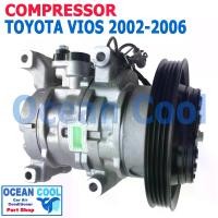 ราคา คอมเพรสเซอร์ วีออส 2002 - 2006 10S11C COM0074 compressor TOYOTA VIOS คอมแอร์รถยนต์ คอม แอร์ คอมเพลสเซอร์ โตโยต้า วีอ๊อส พ.ศ. 2545 ถึง 2549 อะไหล่ แอร์ รถยนต์ (1735205663772476439)