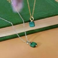 ราคา Vachana - Square Malachite Necklace (สร้อยสี่เหลี่ยมหินมาลาไคต์แท้) (1733855925161133166)