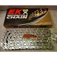 ราคา โซ่ Ek o ring สีโครเมี้ยม (เงาตาแตก) 520-120ข้อ (1735016806826280463)