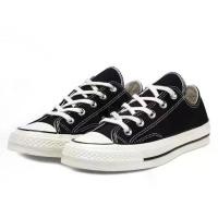 ราคา CONVERSEรองเท้า รองเท้า รองเท้าผ้าใบสีดำแบบหุ้มข้อต่ำสไตล์ยูนิเซ็กซ์ที่คลาสสิกและใช้งานได้หลากหลาย (1735487992424596918)