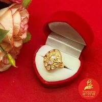 ราคา แหวนทองฝังพลอยเพชรซีกโบราณ ทรงมาคี ชุบทอง งานสวย ใส่ได้ทุกโอกาส ใส่ออกงานได้ รูปถ่ายจากสินค้าจริง พร้อมส่ง ของดีต้องบอกต่อ สร้อย คอ กล่อง (1734205084905670425)