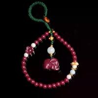 ราคา Purple gold sand plum blossom elephant auspicious pendant car hanging keychain backpack chain bag strap accessory wholesale and dropshipping (1734843160264869430)