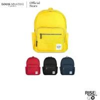 ราคา Louis Montini (Rise & Go) กระเป๋าเป้สะพายหลัง ผ้าไนล่อน Unisex Backpack BBP10 (1734838743359390866)