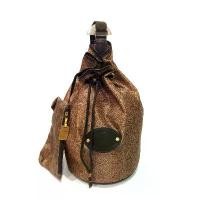 ราคา เพิ่มความแข็งแกร่ง VTG Borbonese Redwall bucket backpack in brown OP (Occhio di Pernice) กระเป๋าสะพายหลัง กระเป๋าเป้ งานแบรนด์แท้จากยุโรป (1735480549436982838)