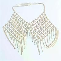 ราคา 【16-CES】 Sexy Sparkling Mesh Crystal Bra Chain Jewelry Women's Fashion Luxury Ball Party Rhinestone Bra Chain Jewelry Body Jewelry (1735007205761254917)