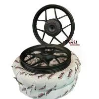 ราคา Alloy Wheels Click110, Click-I, Click110I, Y55 Alloy (Crab Claw Pattern), Old Click, Click110I, Matte Black, 14 Inch Rim, Has Ball Bearings in the Axle, Sold in Pairs. (1735355670489892840)
