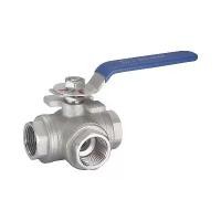 ราคา Suitable for stainless steel ball valve 304 BSP 3-way L-shaped 1/2 inch 3/4 inch 1 inch. (1735442146012202686)
