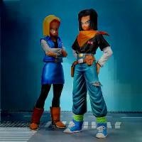 ราคา สินค้าขายดี ฟิกเกอร์อนิเมะ Dragon Ball Z ตัวละคร Android 17 และ 18 ฟิกเกอร์พีวีซี รูปปั้นฟิกเกอร์ ของตกแต่งโต๊ะ ของสะสมอุปกรณ์อนิเมะ ของเล่น (1735455030745270068)