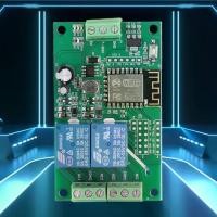 ราคา ESP8266 WIFI Relay Module Dual Channel ESP-12F Development Board DC 5V 10A Wireless Smart Relay Module for Smart Home (1734812621826458753)