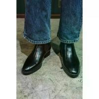 ราคา CHELSEA BOOTS รองเท้าบูทหนังแท้ CAPTAIN LEATHER (1735414690099857088)